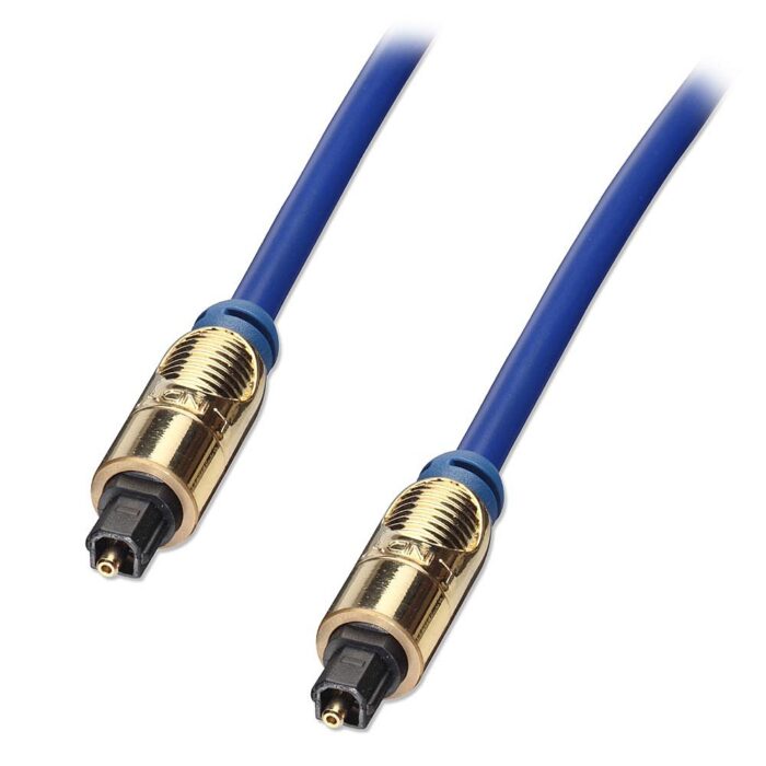 Premium Gold TosLink SPDIF Digital Optical Cable, 5m