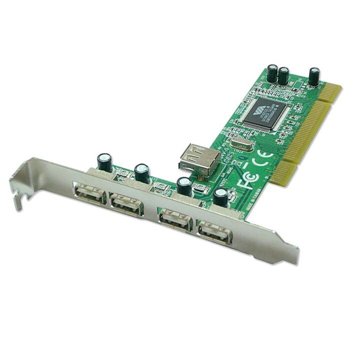 USB Card - 4+1 Port USB 2.0, PCI (32 Bit)