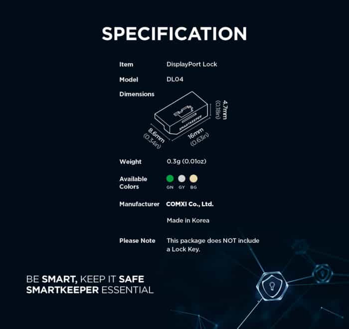 Smart Keeper Display Port Lock - Image 2