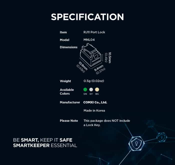 Smart Keeper RJ11 Port Lock - Image 2