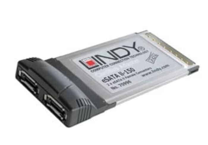 LINDY 2 Port eSATA Adapter Card Bus (70996)